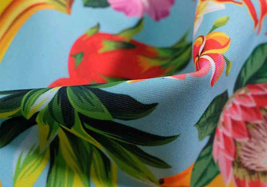 Scuba (Neoprene) Fabric Printing at Bali Print Shop