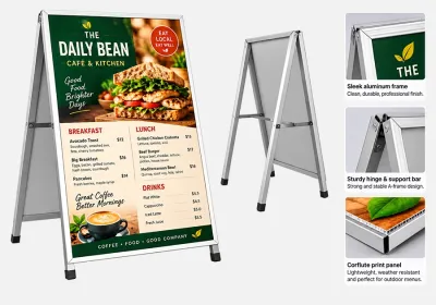 Stand signs (Sandwich Board) Stand signs (Sandwich Board)