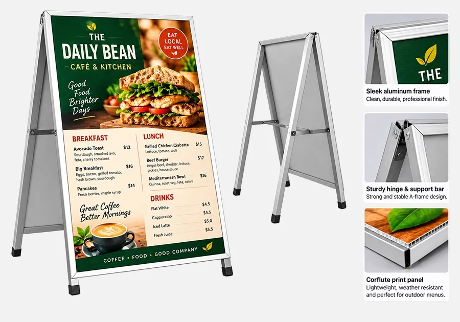 Stand signs (Sandwich Board)