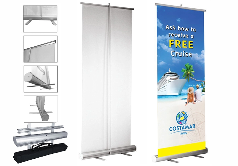 High Quality Roll-up Stand Banner Printing at Bali Print Shop