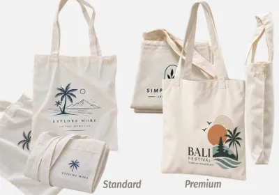 Natural Canvas Tote Bag