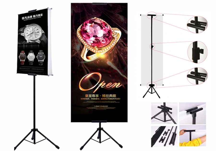 High Quality Roll-up Stand Banner Printing at Bali Print Shop